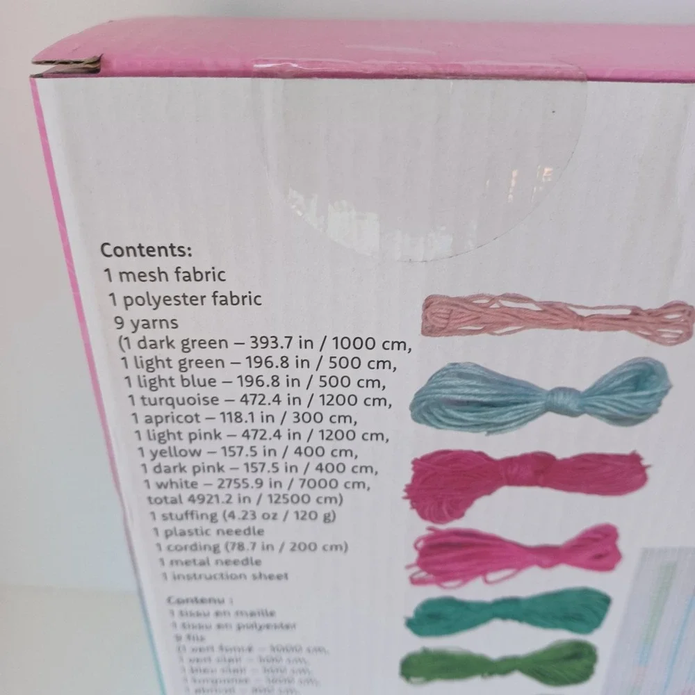 NEW Summer Creatology Needle Point Pillow‎ Craft Kit Gift for Kids Ages 8+